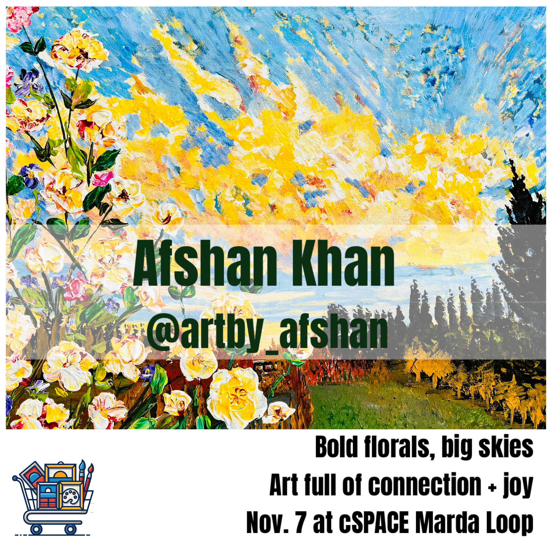 Artwork by Afshan Khan / Œuvre de Afshan Khan